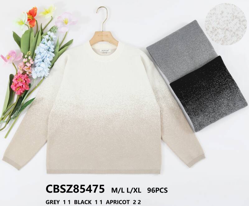 Swetry damskie (Francja produkt) Roz M/L-L/XL, Mix Kolor Paczka 8 szt.